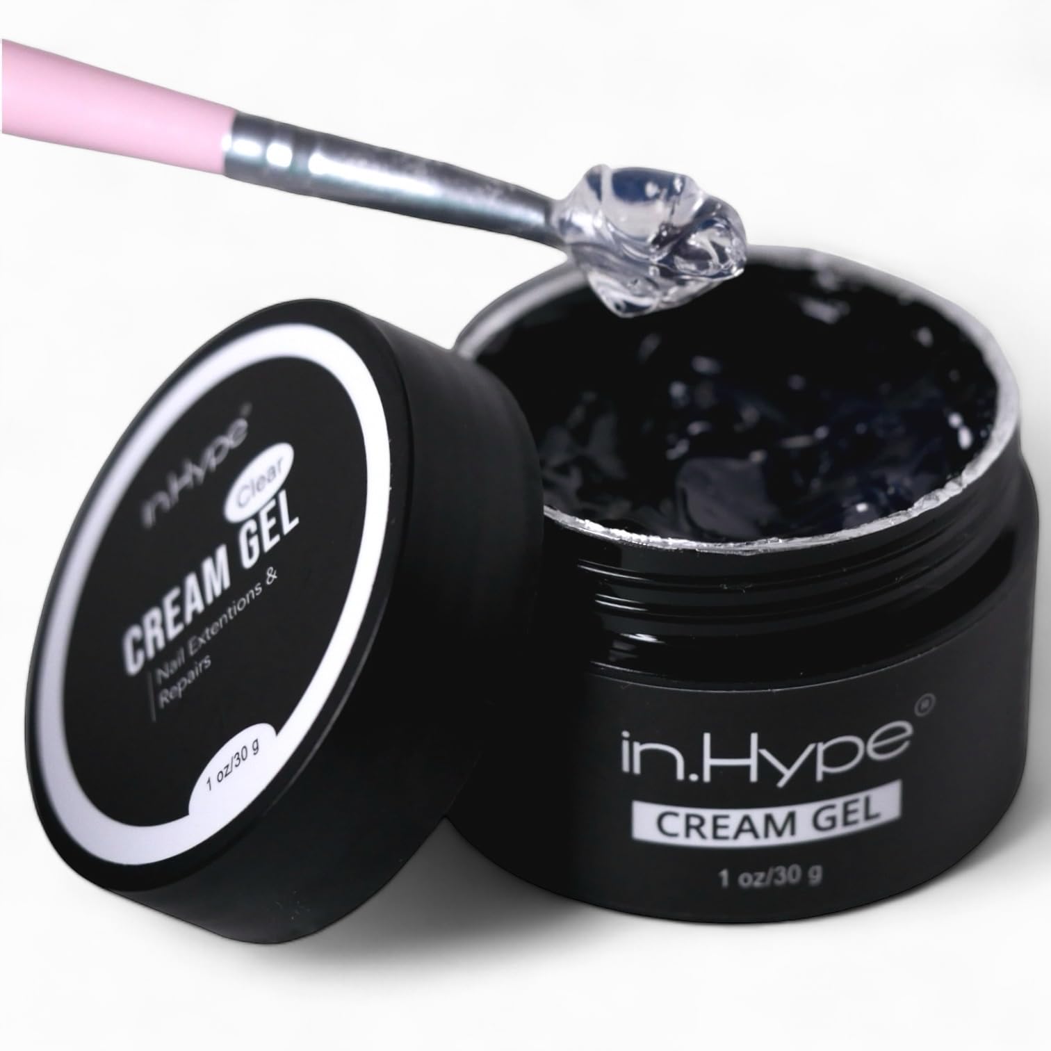 Amazon.com: IN.HYPE LED/UV HARD Cream Builder Gel for Extra Long